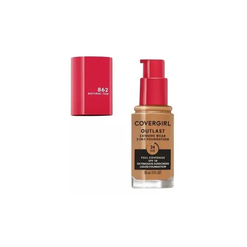 Base De Maquillaje Covergirl Outlast Extreme Wear 30ml Tono 862