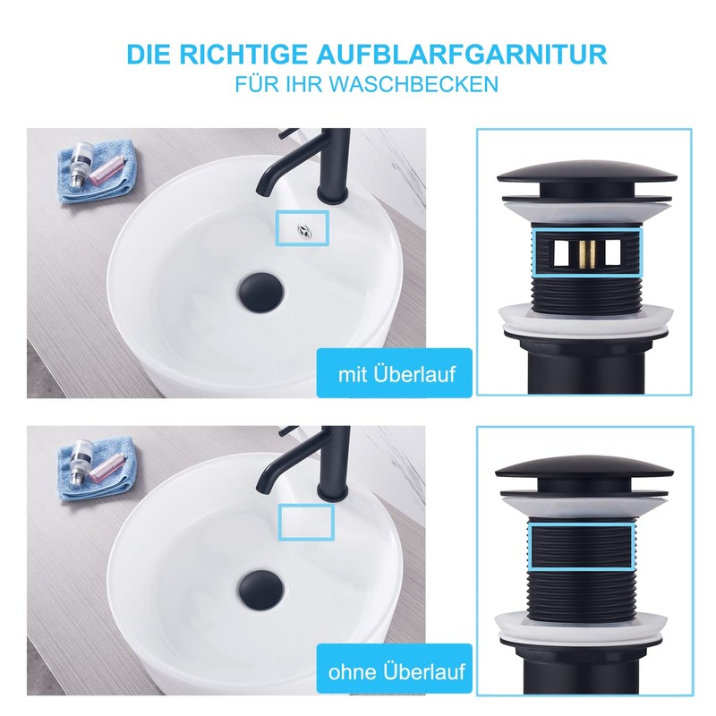 Set - Siphon with Drain Fitting with Overflow for Sink