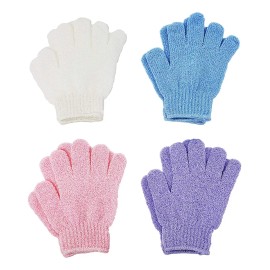 ATB Guantes Exfoliantes Para La Ducha , Espuma, Loofah Scrubber,