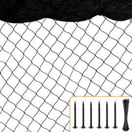BSTPCOO Bird Netting 50'x50' with 1" Square Mesh Bird Net Garden Nettings for Chicken Coop Roof, Poultry Netting Heavy Duty Nylon Net Aviary Nettings Deer Fence Hawk nets for Chicken Run