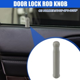 X AUTOHAUX 2pcs No.72137-SP0-003ZF Door Lock Rod Knob Door Locking Pin Pull Button Gray for Honda Civic 1996-2000 for Honda Accord 1994-1997