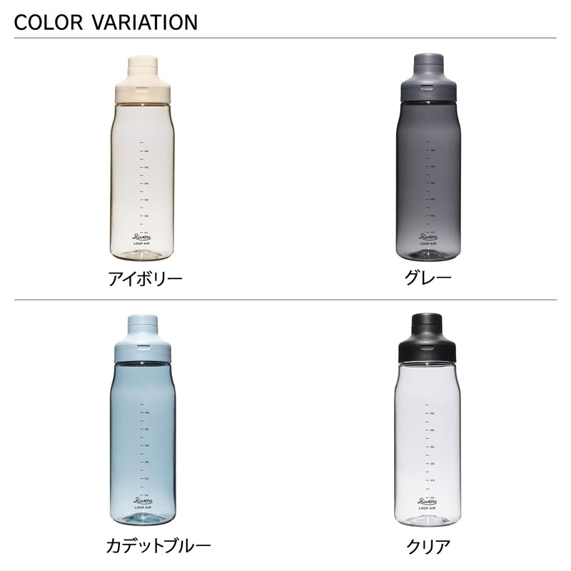 Rivers BT013 CADETBLUE Loop Air 850 Bottle, 28.9 fl oz