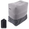 Footrest Airplane Foot Rest Kids Foot Pillow (Gray)