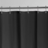 De-Mediocre Clawfoot Tub Shower Curtain Liner Black 180x70 Inch Liner
