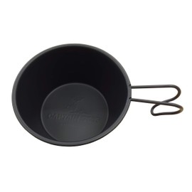 Captain Stag UH-40 Shera Cup, Lightweight Cup, 6.3 fl oz (210 ml), Stainless Steel, Made in Japan, Tsubame Sanjo, Black