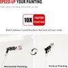Multi Angle Paint Brush Extender V2, Long Handle Paint Brush,