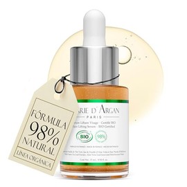 Sérum Facial Lifting Rostro Natural | Skin Care Orgánico Vegano Con Aloe Vera Té Verde | Antiedad Hidratante Unisex Para Todo Tipo De Piel | Marie d’Argan