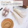 10 PCS Single Shoe Bag for Travel, Suede Shoe Bags