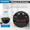 Zafina-UP Grey and Black Front Caster Wh-EEL Replacement Compatible for