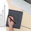 Jeffdad 6 Pcs Touch Pens Elastic Tether Lanyard, Retractable Touch