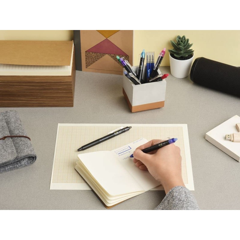 Pilot Frixion Point Clicker Pen - 0.5mm Fine Synergy Tip