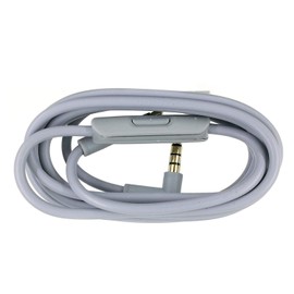 Alitutumao Replacement Audio Cable Solo 3 Headphone Cord with in line Microphone and Control Compatible with Beats by Dr Dre Solo Studio Pro Detox Mixr Executive Pill Wireless Headphones (Grey)