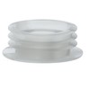 Hulthor Internal Flush Cone for Toilet Cistern – Clear Rubber