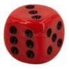 WeLoveBeads W6 Cube (16 mm) in Red/Black Dots - Made
