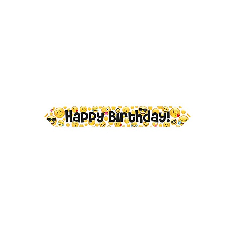 9ft Banner Emoji Birthday