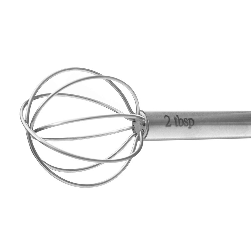 Measuring Mini Kitchen Whisk - 8" Double Headed Multi Function