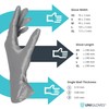 Unigloves FANCY SILVER Nitrile Disposable Gloves, Multipurpose, Powder Free and