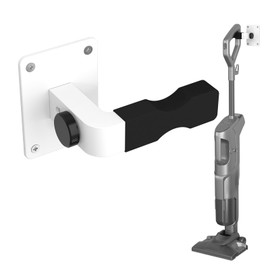 Adjustable Vacuum Wall Mount for Shark Vacuum Shark Cordless Vacuum Wall Mount Compatible for V6 V7 V8 V10 V11 V12 V15 Shark IX141 IZ562H IZ682H IZ361H IZ462H IZ163H IZ363HT IZ483H (White)