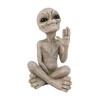 AOVNA Alien Statue Resin Alien Ornament Outer Space Alien Garden
