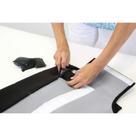 Abilitations - 1387609 Weight Pack for Weighted Vests, 4 Pounds, Black, Pack of 8