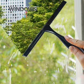Multi-Purpose Household Cleaning Tool Kitchen Cleaning Scraper Silicone Wiper for Floor Windowsize: 34*5*30cm, color: Black