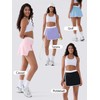 YIPINK Women's Athletic Skort with Built-in Shorts -Tennis Skirt with