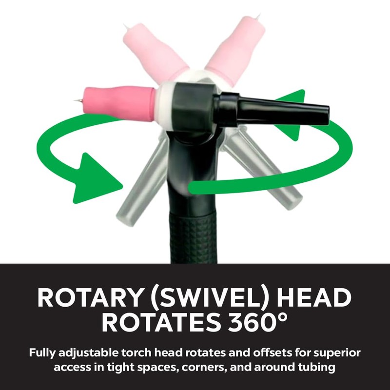 NOVA ROTA-FLEX 18 TIG TORCH 12.5 FT 35 DINSE (RF-18-12.5FT)