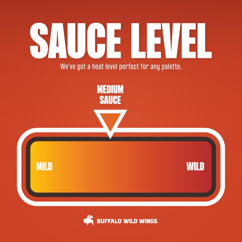 Buffalo Wild Wings Medium Buffalo Sauce, 12 fl. oz., Perfect