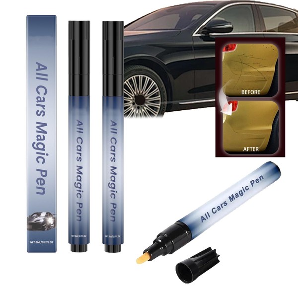 Car Scratch Repair Pen Set,2 Pcs All Cars Magic Pen,Quick