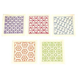 オリムパス製絲 刺し子キット 一目刺しのコースター SK-315