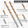 50PCS Drywall Bits, 1/8 Inch Spiral Saw Tip Bit Set,