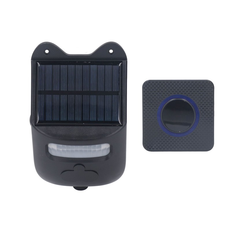 Solar Doorbell Infrared Wireless Motion Sensor Alarm Door Bell for