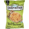 Deep River Snacks Kettle Chips, New York Spicy Dill Pickle,