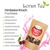 LORAN Fruit Tea Raspberry and Cherry 150 g, Cherry Pieces,