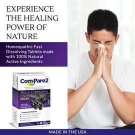 Com-Pare2 Black Elderberry Cold + Flu Relief