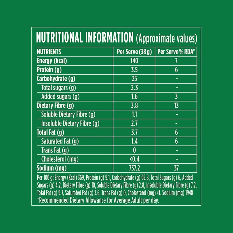 Saffola Masala Oats Veggie Twist, 500 grams (17.63 oz) -