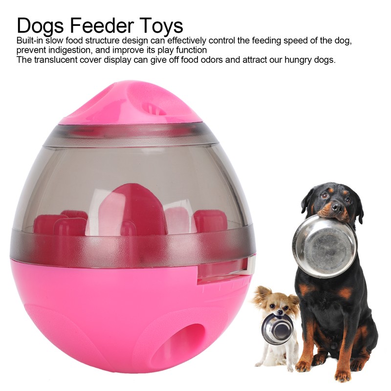 Pets Dogs Leaking Food Dispenser for Tumbler Ball ABS PC