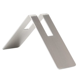 DIBTSA Coffee Filter Paper Holder, Single Slot Brushed Stainless Steel Coffee Paper Container Rack,Coffee Filter Storage Stand (Silver)