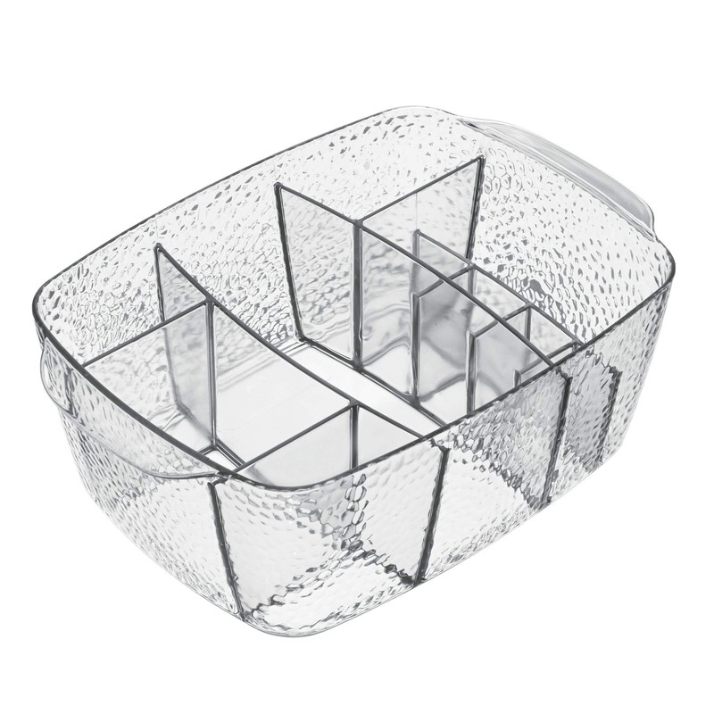 InterDesign Rain Cosmetic Organizer, Clear