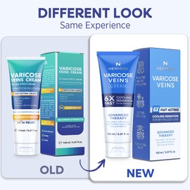 Hermon Varicose Veins Cream, Varicose Veins for Legs, Spider Vein for Legs, Natural Soothing Leg Varicose & Spider Veins Cream - 5.07 Fl Oz (Pack of 1)