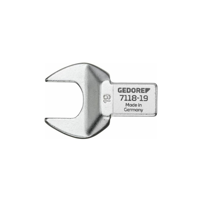 Rectangular open end fitting SE 14x18, 24 mm