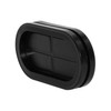 Flyshop Black 25 x 40mm, 1" x 1-9/16" Oval Rubber