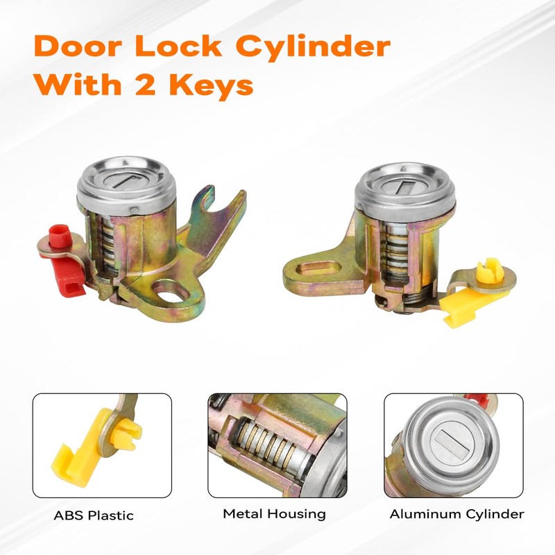 DL-168 Ignition Lock Cylinder with Keys Compatible with 1997-2001 Toyota