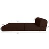 Danfuton Sleeper Chair Folding Foam Beds, Convertible Sofa Mattress 6x24x70