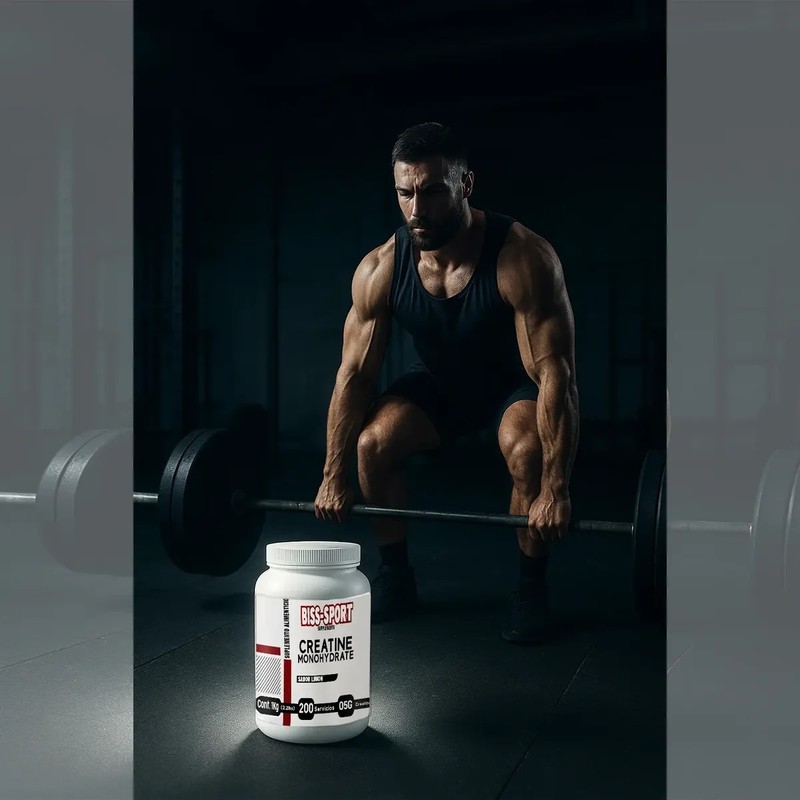 Creatina Monohidratada En Polvo 1kg Biss-sport 200 Servicios