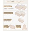 Narwey 7-Piece Suitcase Organiser Set, Packing Cubes Backpack Travel Packing