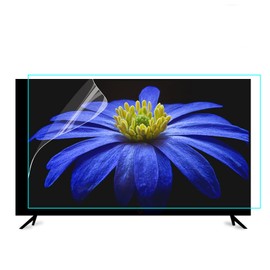 TYRHMY Anti Glare Film for TV 55 inch, Anti Blue Light Screen Frosted Film, New Upgrade Frosted Surface Anti Scratch,55 inch Anti Glare TV Screen Protector