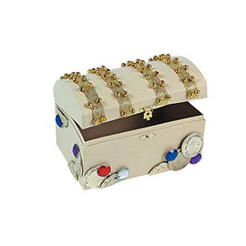 Treasure Chest Craft Kit - Makes 12 - Crafts for Kids and Fun Home Activities