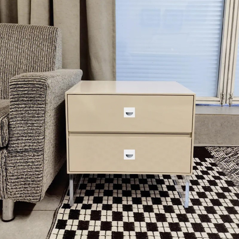 Geesatis Square Recessed Sliding Closet Door Finger Flush Pulls,Pocket Door