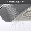 Yolife Triangle Shower Mat, 31.5" x 31.5" Loofah Corner Shower